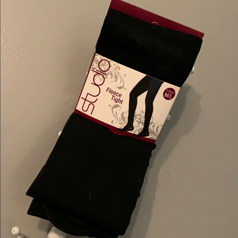 Black Fleece Leggings